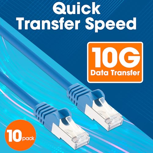 Cable de red Intellinet Slim Cat8 Ethernet 10 ft 10 pack miniatura 3