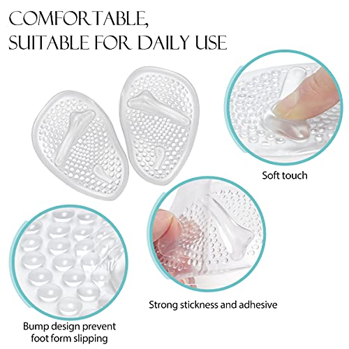 image for Kefee Metatarsal Pads - 12 pcs Soft Forefoot Pads - High Heel Inserts 