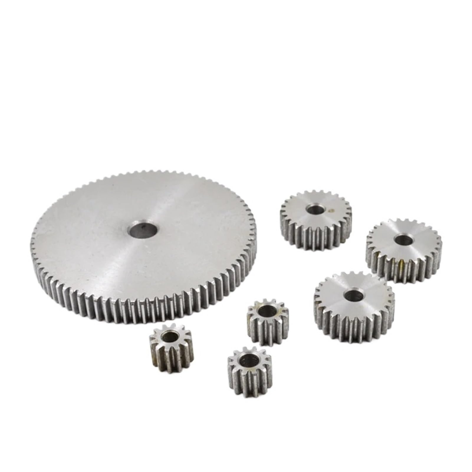 GUTUYEHKEA Spur Gear 1pc 1M 29T-60T Metal Transmission 45# Steel 1 Modulus 29 30 31 32 35 36 40 45 50 60 Teeth(1M - 45Teeth)