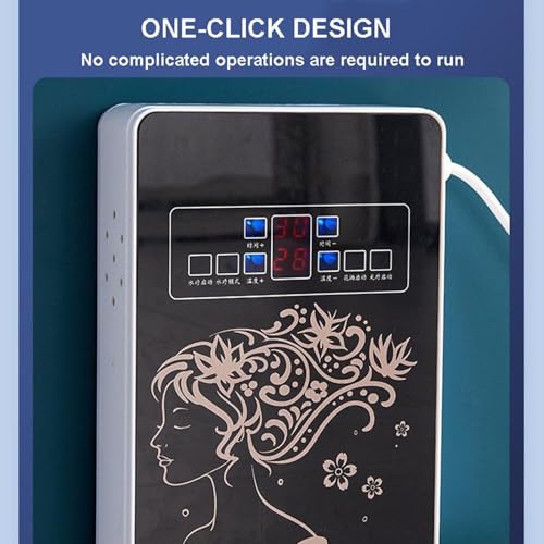 Equipo de lavabo de champú, fregadero portátil de circulación de agua para un mejor lavado del cabello, diseño termostático móvil para uso comercial