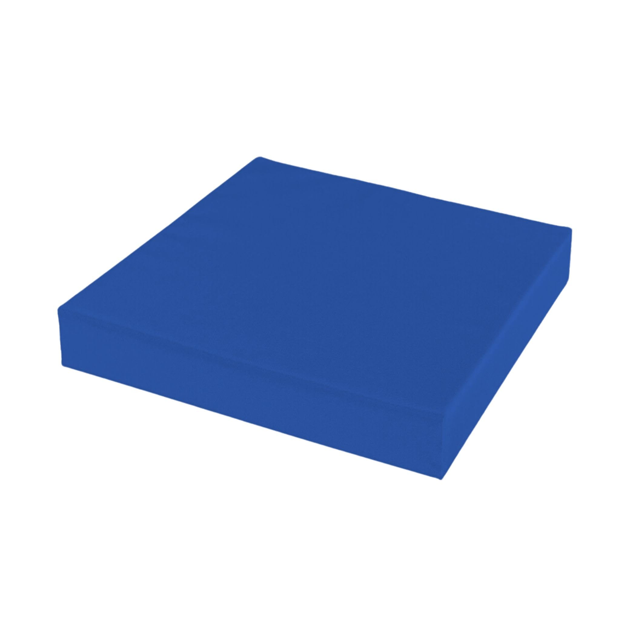 Waterproof Garden Seat Pads – 4cm Thick Cushions for Outdoor & Indoor Chairs, High-Density Foam, Anti-Slip, Washable Cover- Patio, Dining, Sofa & Bench Use (Royal Blue, 45 x 40 cm ( 18" x 16" ))