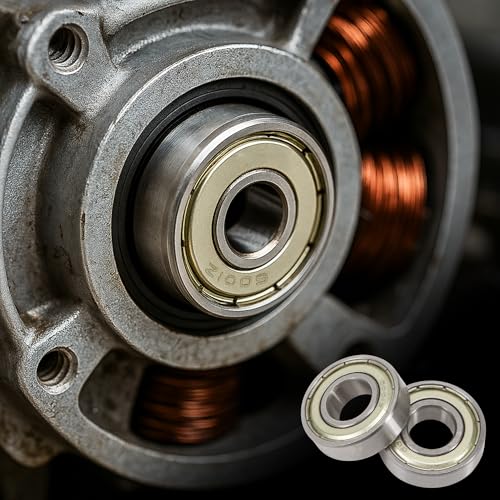 Image of 2Pcs Z1009 Deep Groove Ball Bearing 12 * 28 * 8 Bearing 6001Z Pre-Lubricated