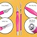 WA Portman 2-Piece Pink Craft Knife Set - Durable, Sharp and Ideal for DIY & Professional Use - Hobby Knife Set Comfort Grip with 100#11 Craft Blades for Modeling, Cutting and Crafting