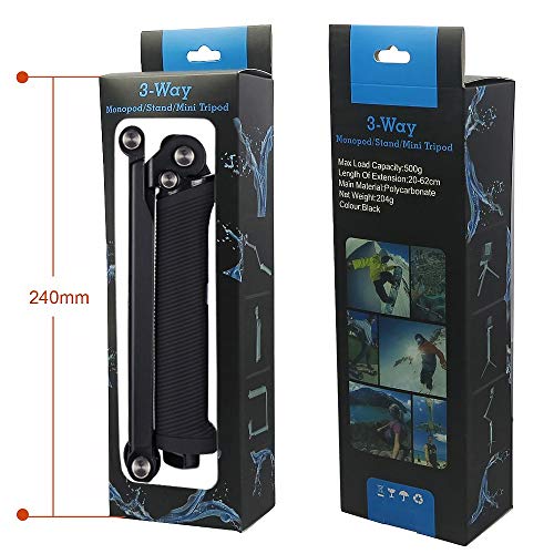 Bastão Gopro 3 Way Tripé Estabilizador Selfie