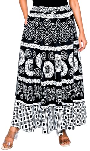 Image of Premium Cotton Skirt for Women with Pocket, Free Size