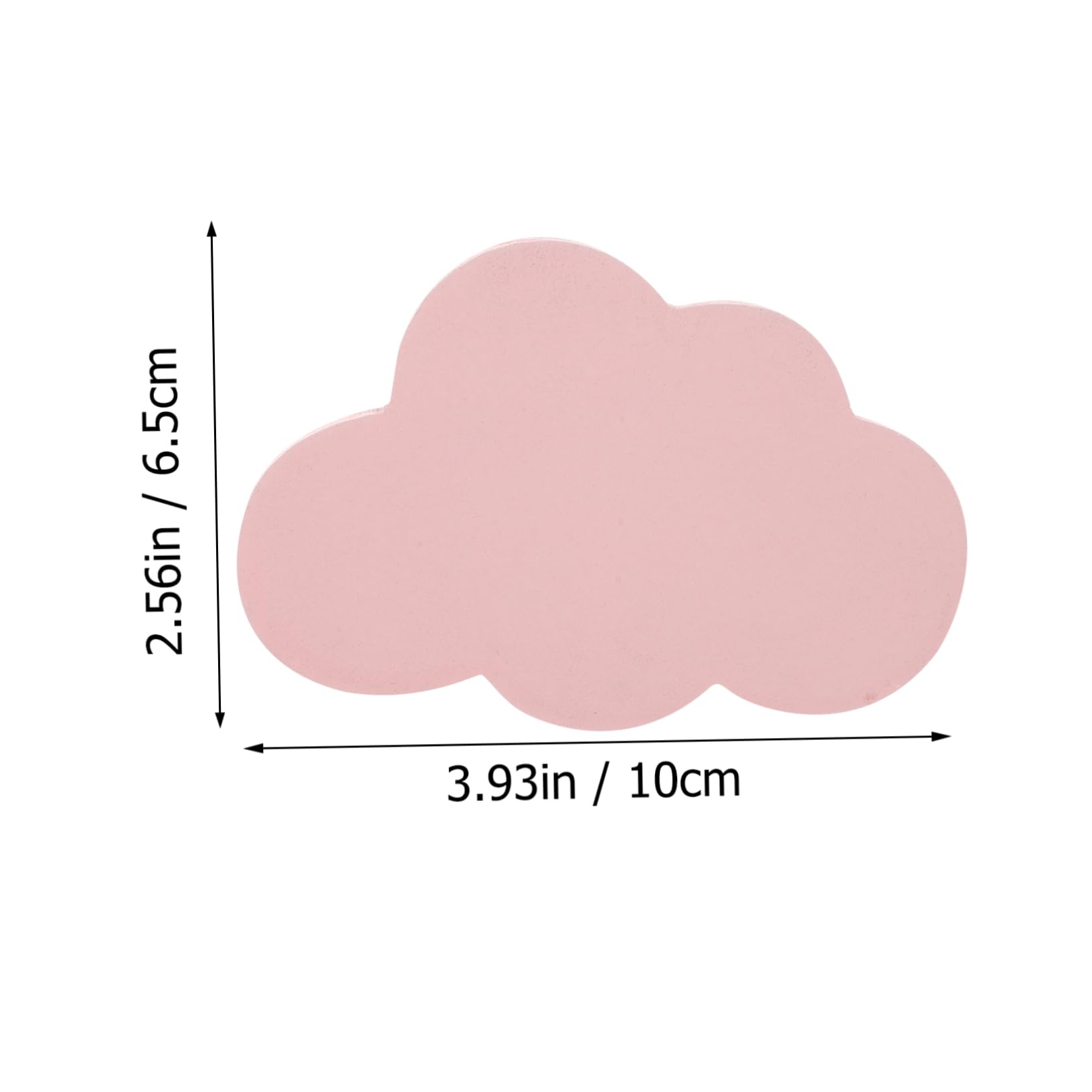 Cabilock 1set Adorable Cloud Wall Hooks for Clothing Stylish Wooden Hangers and Decorative Ornaments for Rooms Design 2pcs