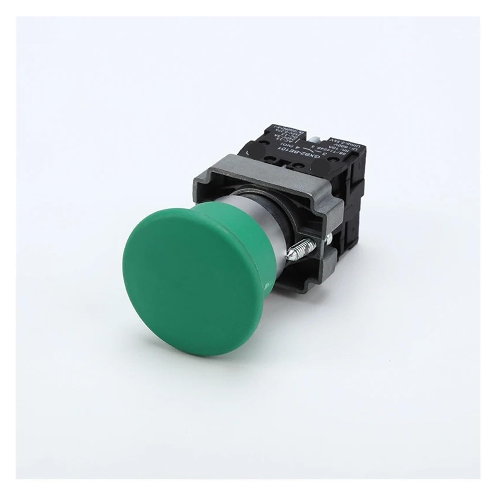 Wasserdichter IP65-Pilzkopf 1NO1NC selbsttätiger/rastender Metall-Drucktastenschalter * 2 Stück(GXB2-BC35,SELF MOMENTARY_1NO)