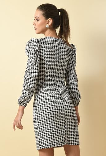Image of ARBITER COLLECTION Women Mini Dress (73 Check )