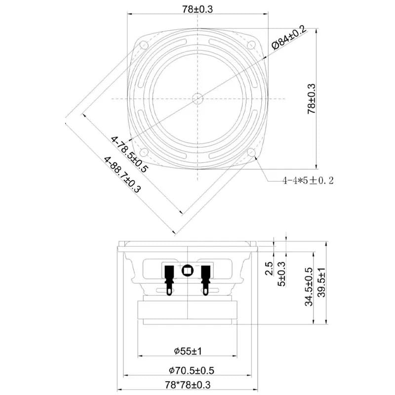 1 pièces 3 Pouces 4 Ohm 10W extérieur IPX5 étanche Gamme complète Bluetooth Haut-Parleur unité 16 Core Home cinéma Son Haut-Parleur