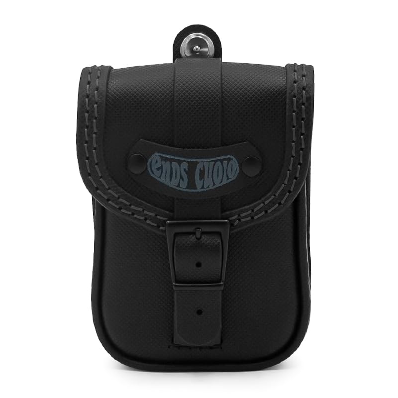 ends cuoio Leather Motorcycle Bag Compatible with Harley Davidson Nightster RH975 2022-2025 - Handmade Tuscan Leather Tank Bag with Velcro Closure and Belt Loop