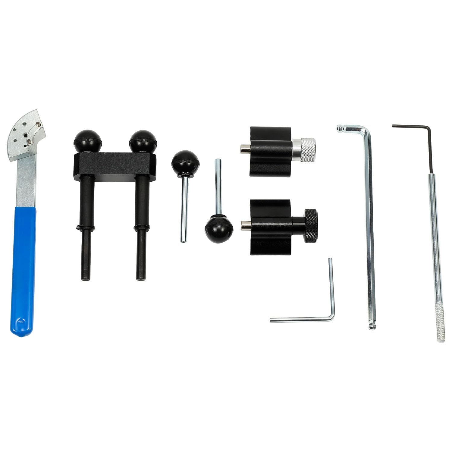 GEARMONSTER Zahnriemen Werkzeug Set, Motor Nockenwellen Einstellwerkzeug, Arretierwerkzeug, Steuerkette Werkzeug, Zahnriemen Wechsel Werkzeug für VW Audi VAG