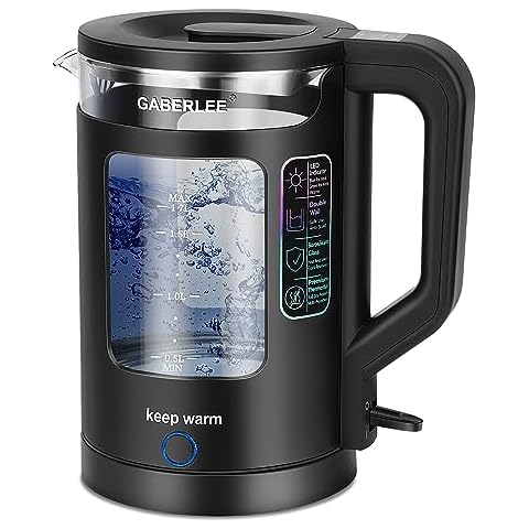 Gaberlee 1.7L Fast Boil Glass Kettle Cover