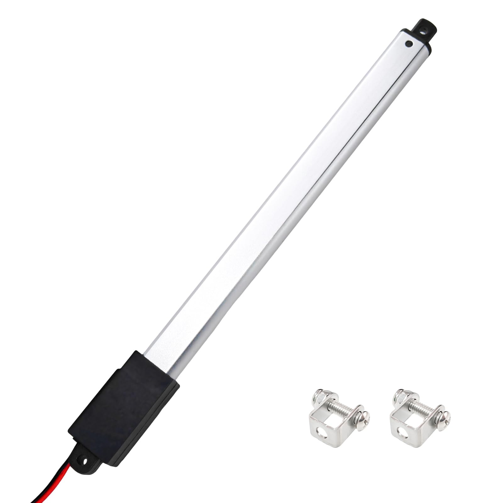 JQDML 12V Mini Linear Actuator 6 Inch Stroke, 42lbs/188N, IP54 Waterproof