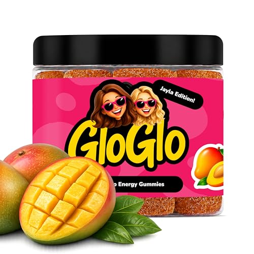 Image of GloGlo Dextrose Energy Chews | Glucose Gummies for Running, Cycling & Endurance | Fast Glucose Gel Packs Alternative for Long Runs & Rides | Running Gummies Built for Athletes | Vegan, Gluten Free (25 Gummies, Jayla X Mango)