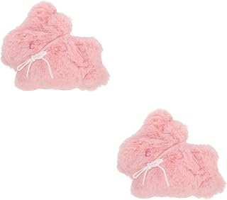 NUOBESTY 2 Peças Carteira De Coelho De Pelúcia Com Zíper Organizador Bolsa De Troca Pequena Para Moedas Carteira Para Mulheres Carteiras Femininas Com Zíper Bolso De Moedas Coelho Kawaii