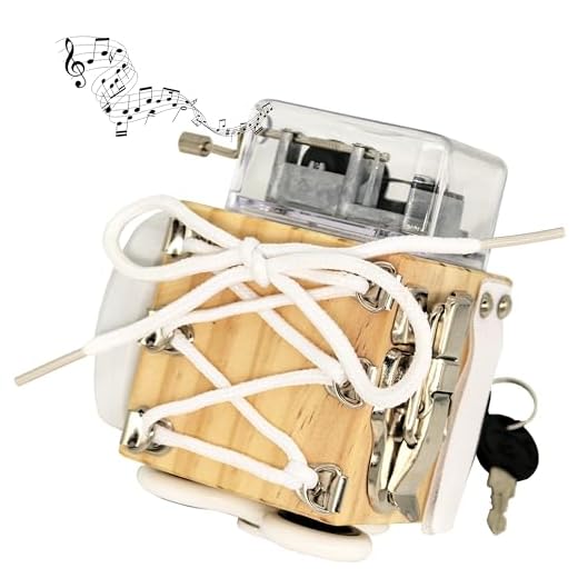 Busy Boxes for Dementia Patients, Fidget Boards for Adults with Dementia, Busy Cube Sensory Toys for Elderly, Alzheimers Activities & Therapeutic Gifts Crafts Gadgets for Seniors with Stroke (Large)