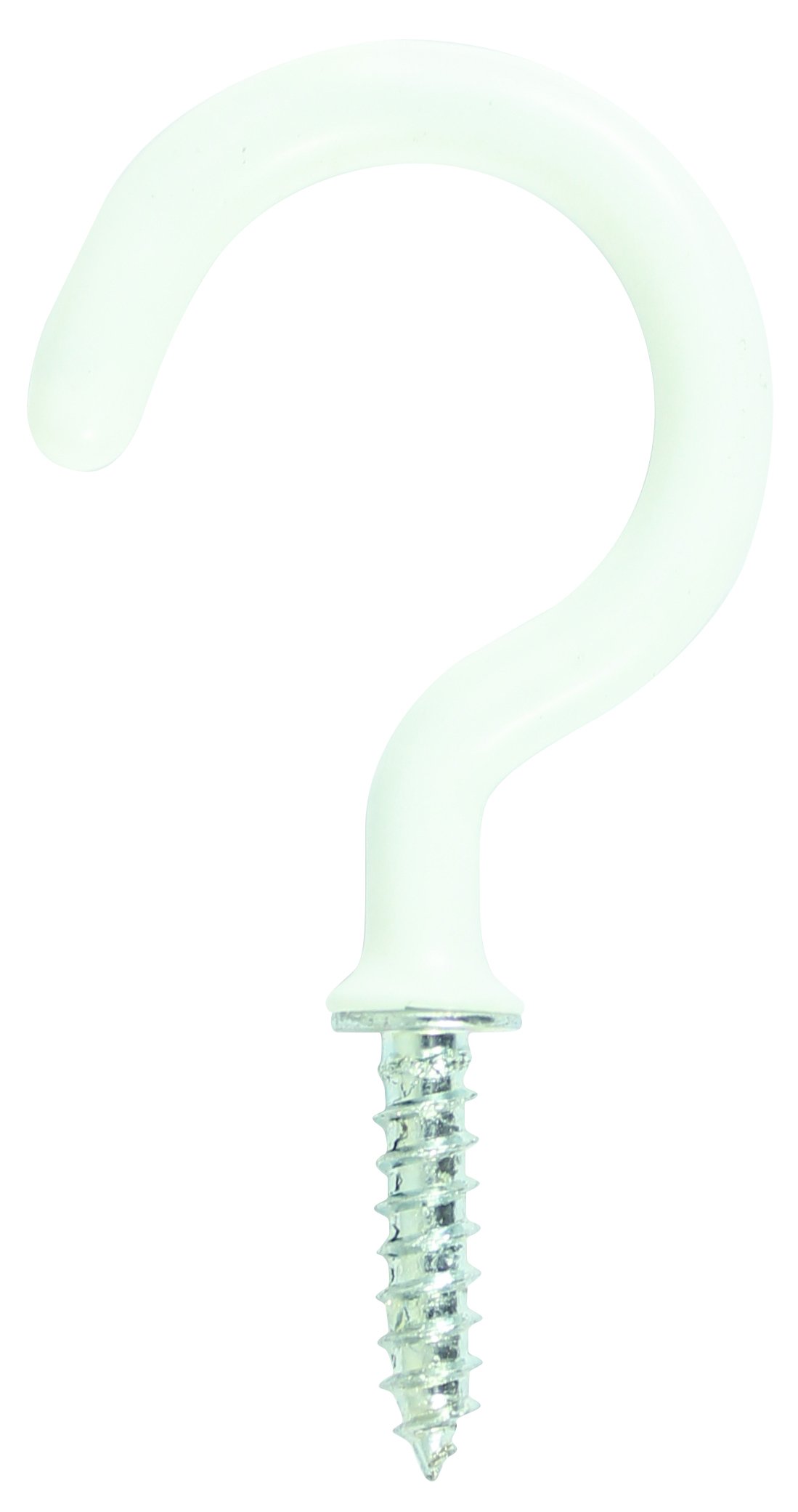 TIMCO Cup Hooks Round White - 25mm | Pack of 6