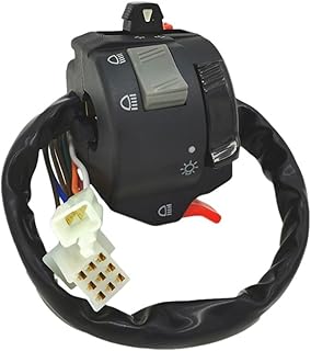 Motorcycle Switch 7/8" 22mm Handlebar Control Switch Button Motorcycle Headlight Fog Light Turn Signal Universal handlebar On Off Switch