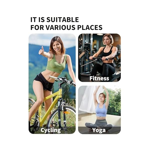 High Impact U Back Sports Bras for Women Wirefree Built in Padding Breathable for Running Yoga Gym - Image 7