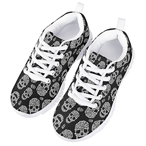 Kids Tennis Shoes Novelty Cute Print Lightweight Athletic Running Sneakers4