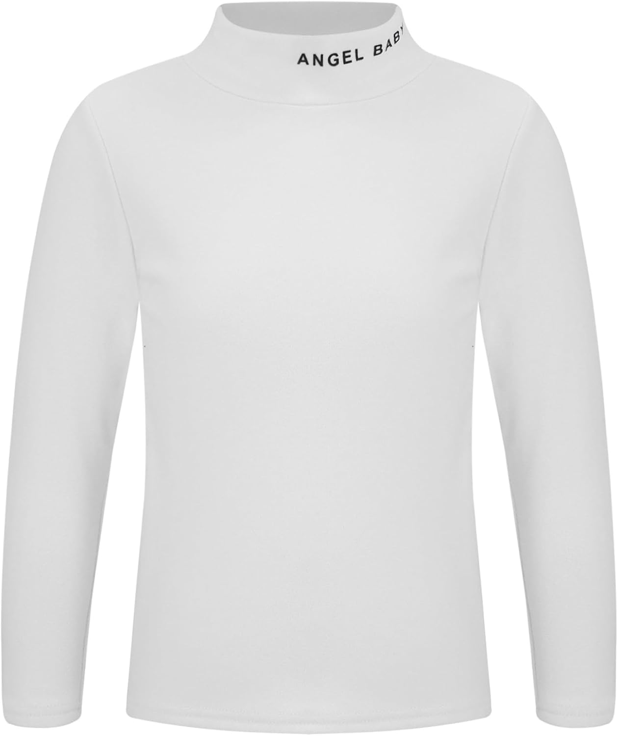 Unisex Kids Thermal Long Sleeve T-Shirt High Neck Underwear Tops Fall Winter Warm Undershirts