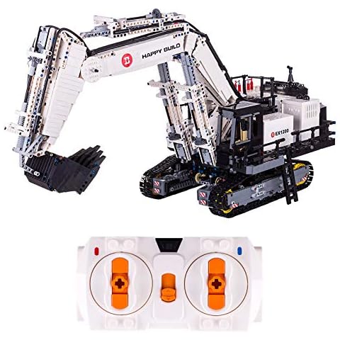 JOYFAN Technic Remote Control Excavator Building Set, 2.4Ghz/APP RC Large Excavator Truck with Motor, 4342Pcs Engineering Truck Toy Gift for Adults and Children, Compatible with Lego Cover