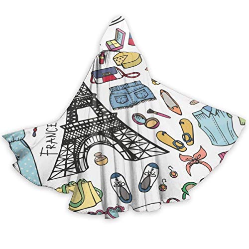 París, Francia, Capa para Adultos de la Torre Eiffel, Disfraz de Cosplay...
