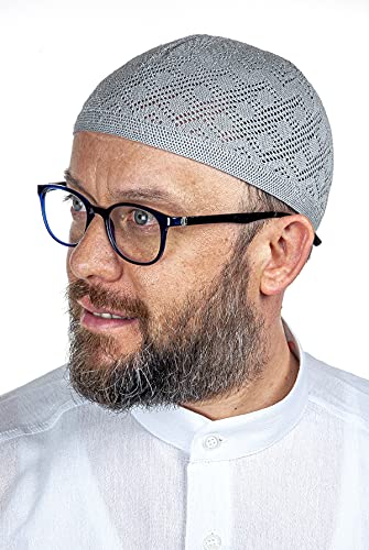 Image of ihvan online Turkish Muslim Kufi Hats for Men, Taqiya, Takke, Peci, Islamic Caps, Ramadan Eid Islamic Gifts