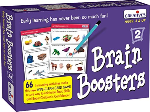 Image of Creative Educational Aids P. Ltd. - CRE0995 Let's Find Out What Puzzle (Multi-Color, 54 Pieces) Brain Boosters - 2 Card Game (Multi-Color)