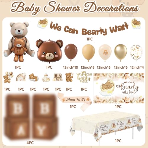 Boîte de bébé 4 avec des décorations de fête de Teddy Bear faciles à assembler pour salon