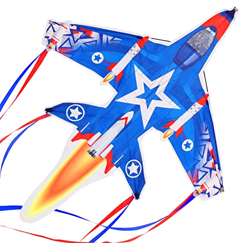 Kite For Adults And Kids - Kite Easy To Fly For Beginner- Kids Plane Kite String With Reel - Large Beach Kite Kit With Tail - Summer Toys - Outdoor Games - Nylon Kite Kit For Kids 4-8 & 8-12 #TOP5