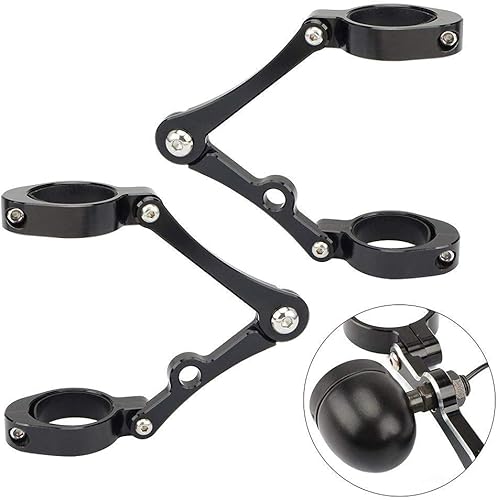 Soporte universal para faros delanteros de motocicleta, soporte de montaje de horquilla CNC, soporte de montaje de tubo de horquilla universal para