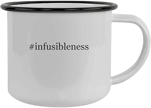 #infusibleness - 12oz Hashtag Camping Mug Stainless Steel, Black