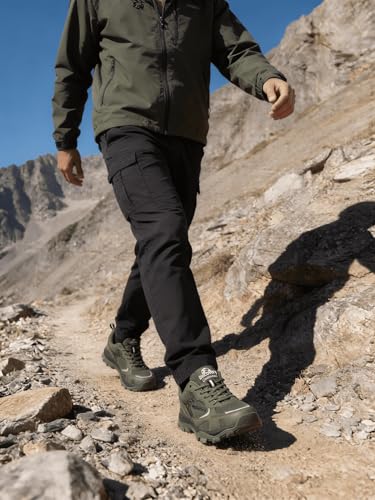 Image of Bacca Bucci x Discovery Trek 0.1 Men's Trekking & Trail Hiking Shoes | All-Terrain Outdoor Sneakers with Ortholite Eco Insole & Chunky Grip Sole