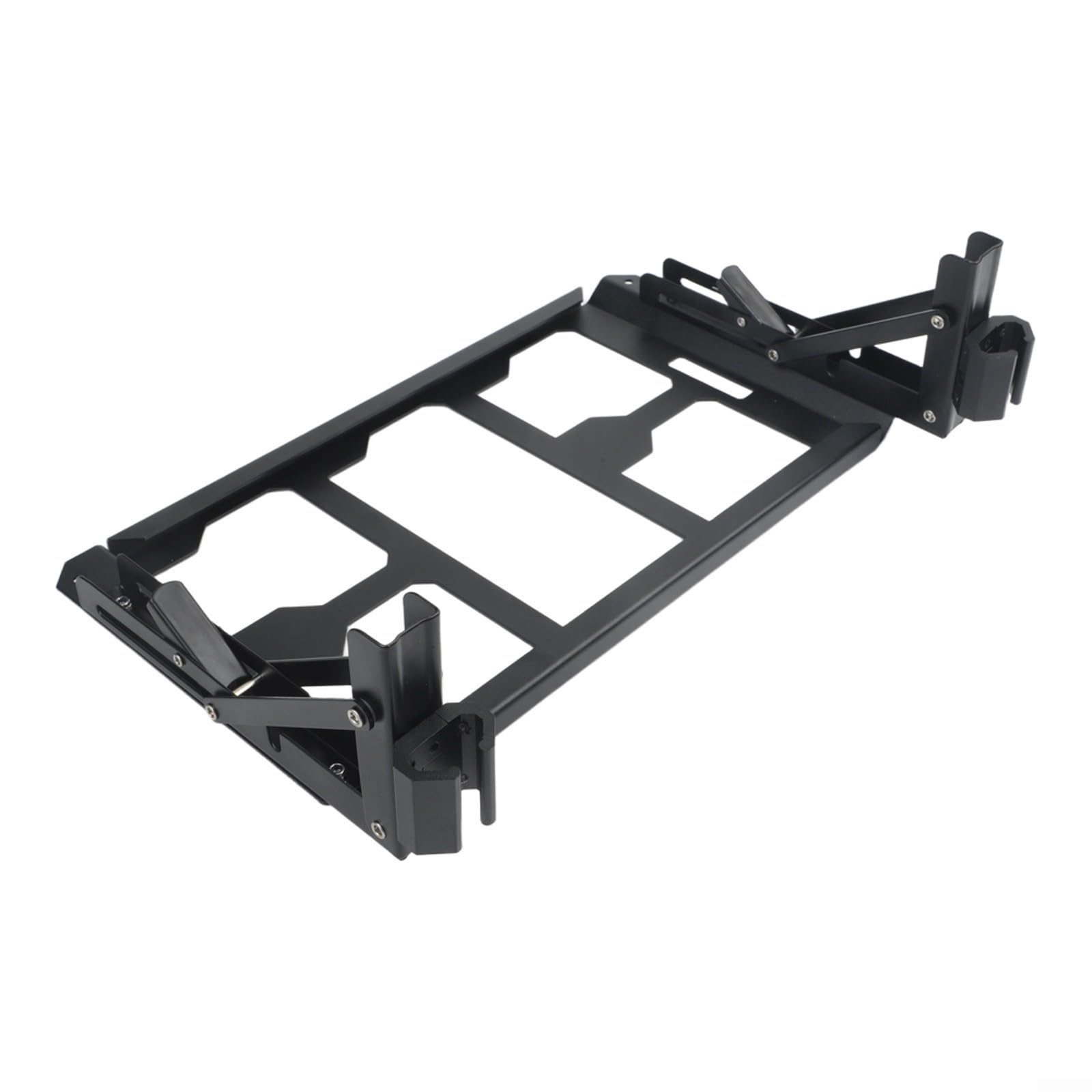 Soporte plegable de metal de 40 kg para maletín de herramientas, placa de expansión plegable de acero de aluminio, montaje universal para