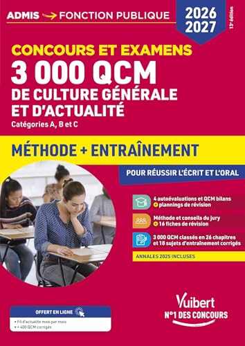 3000 QCM de culture générale et...