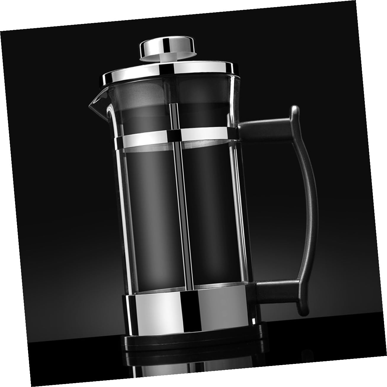 Cafetera de Acero Inoxidable de Doble Capa con Colador para Infusión de Té y Café Resistente al Calor Tetera Multifuncional para Bebidas Calientes y Frías Casa