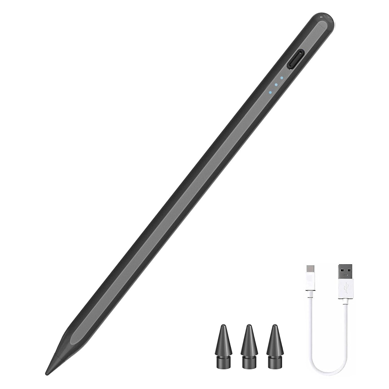 Stylus Pen for iPad - 3rd Gen & 3X Fast Charging Apple Pencil Tilt Sensitivity Palm Rejection, Compatible with Apple iPad Pro/Air/mini (2018-2025 Models)