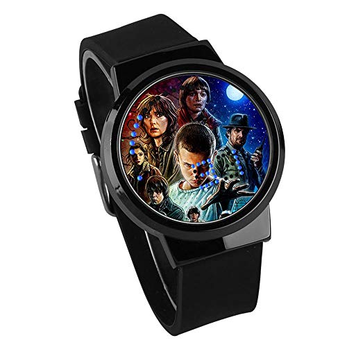Jungen Digitaluhren,Touch Screen LED Uhr Fremde Sachen Imprägniern Leuchtendes Kreatives Geschenk Der Elektronischen Uhr DIY,A Cover