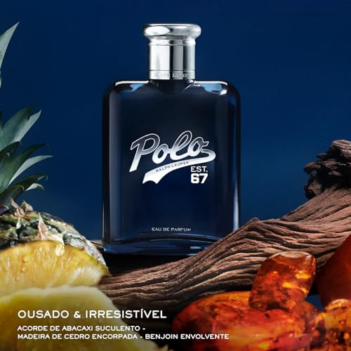Image of RALPH LAUREN FRAGRANCES - Polo 67 - Eau de Parfum - Woody Scent - With Pineapple, Cedarwood & Benzoin - Cologne for Men