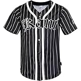Karl Kani Signature Old English Baseball Jersey (Black, M)