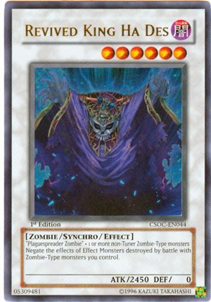 YU-GI-OH!Revived King Ha Des (CSOC-EN044) - Crossroads of Chaos - 1st Edition - Ultra Rare