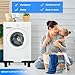 KUPAO Mini Fridge Stand Adjustable Universal Base with 4 Strong Feet Washer Dryer Pedestal for Small Refrigerator, Portable Compact Washer or Dryer, Black