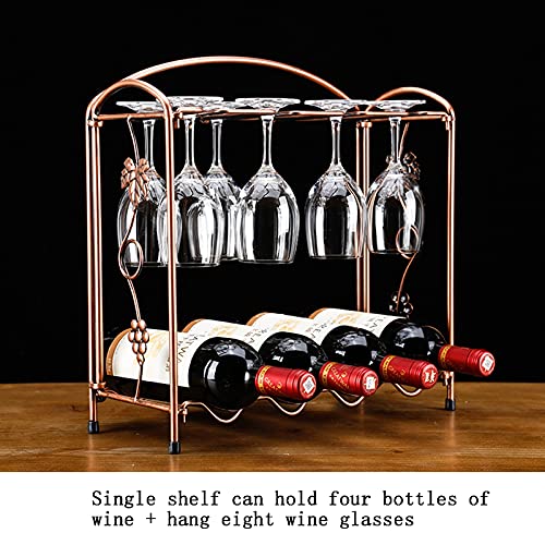 Soporte para botellas de vino estilo retro industrial miniatura 5