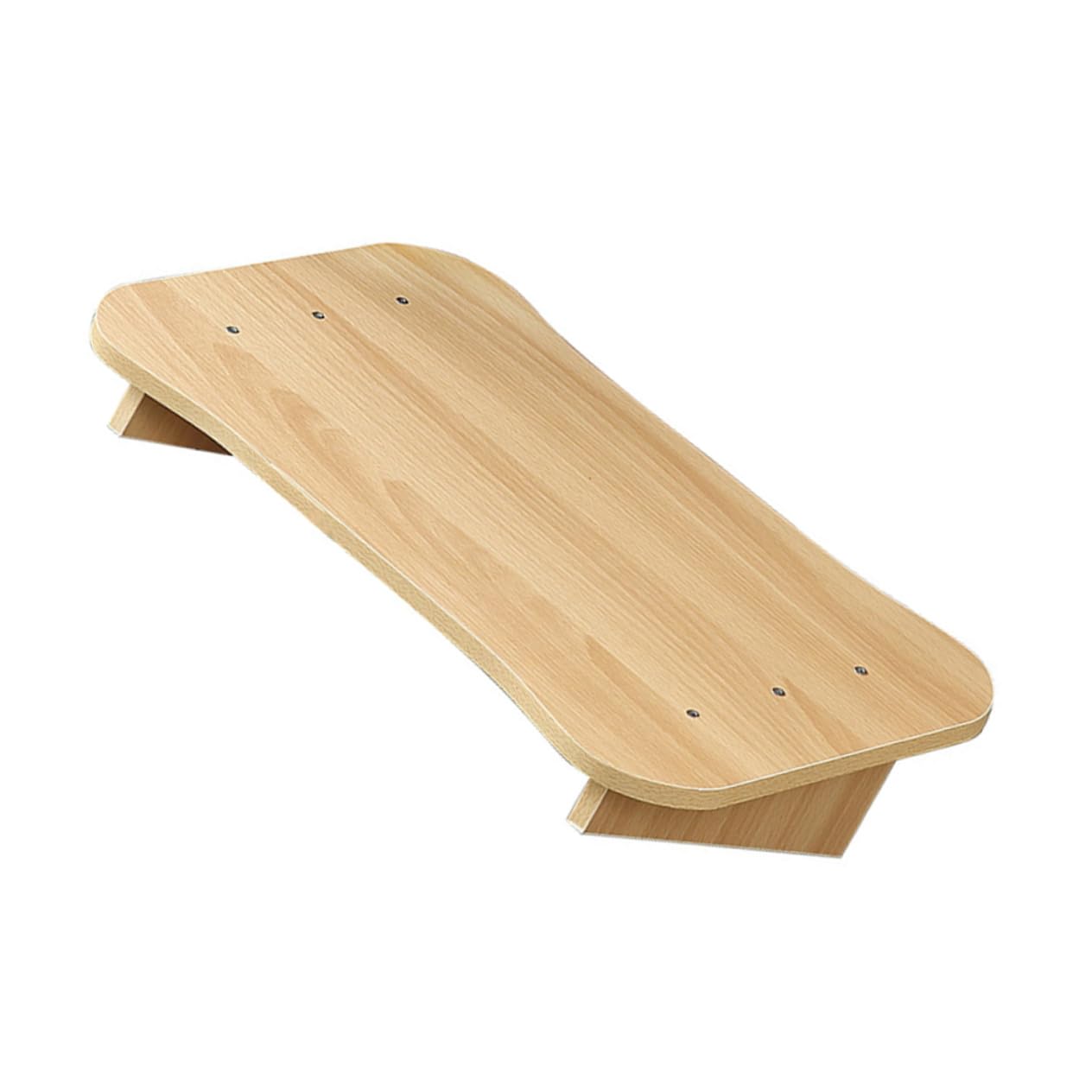 DOITOOL Taburete Reposapiés de Oficina Multifuncional de Madera Natural Soporte Ergonómico para Pies bajo Escritorio Portátil y Ligero para y Trabajo