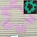 50pc 100pc Child Bedroom Fluorescent Lueur dans Les étoiles Sombres Stickers muraux Glow Stars Stars Lumineux Lumineux Autocollant Autocollant Couleur (Color : 7.8cm 6pcs Pink)