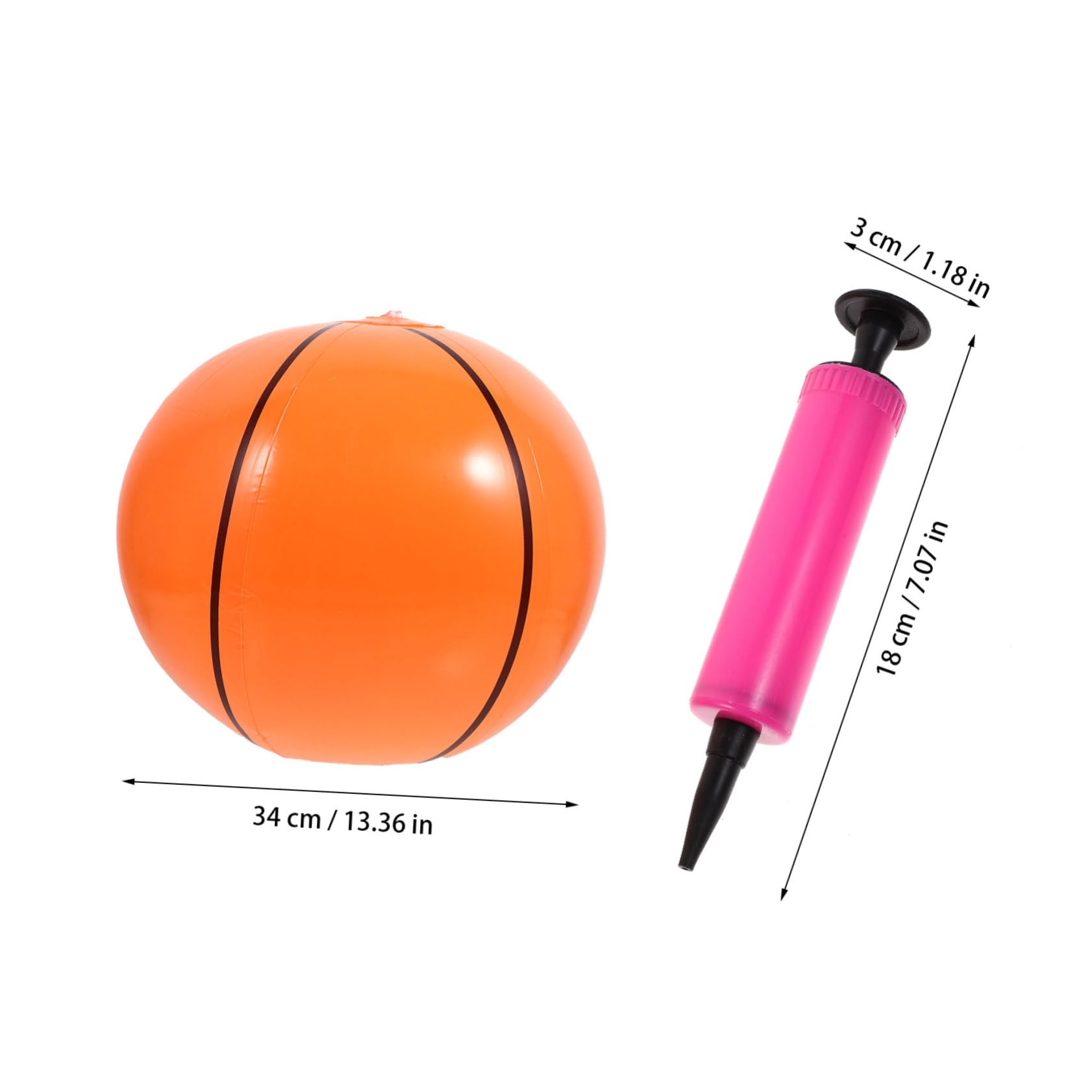 Abaodam 1 Set Summer Inflatable Balls for Swimming Pool Floating Balls for Teens Air Pump Beach for Fun Family Activities