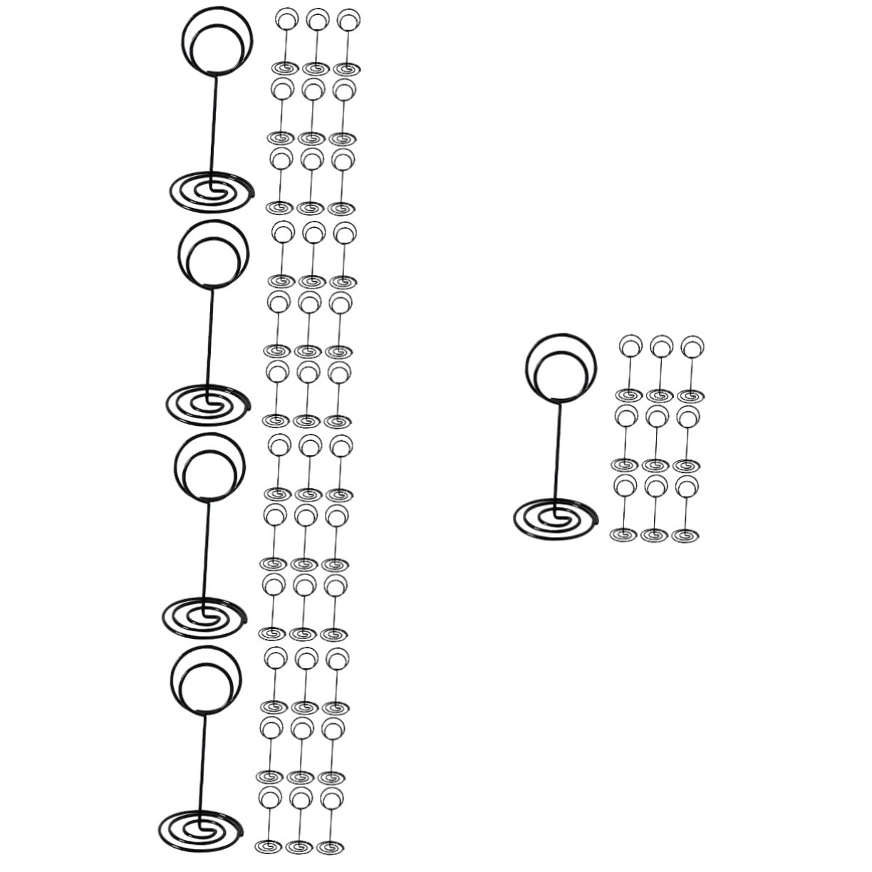 Gatuida 60pièces Supports De Cartes De Place Porte-nom De Table pour Décoration De Mariage Et Événements Clips Design Élégant pour Élever Votre Décor De Table