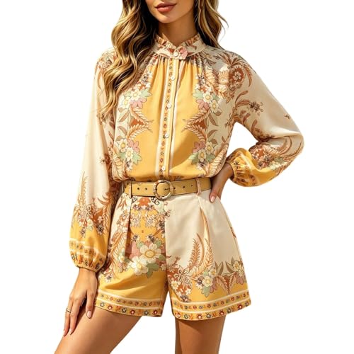 Ensemble 2 pièces en lin femme décontracté chic pour l'été