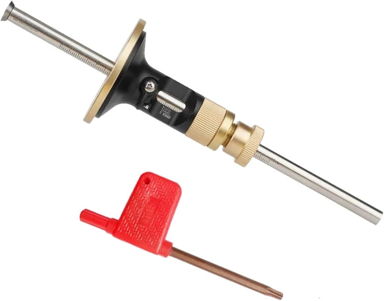 AVIMYA Woodworking Scriber High Precision Blade Scribing Tools Carpentry Parallel Line Drawing Mortise Marking Blade (Color : 1 Set B)